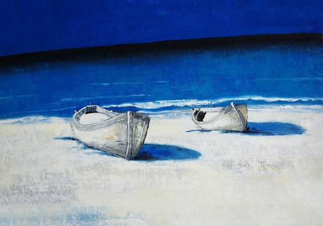 Fishing boats on the beach